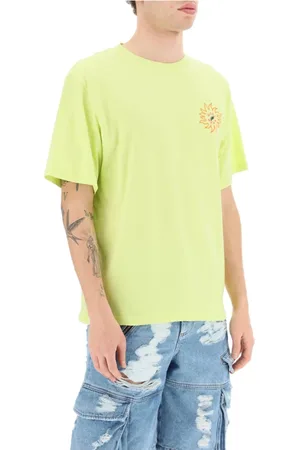 GCDS Top, Herre, Grøn, XS, Uld, Surfing Wirdo T-shirt