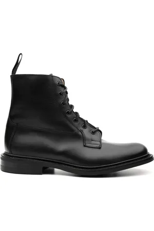 TRICKERS Sko, Herre, Sort, 43 1/2 EU, Læder, Klassiske Læder Ankelstøvler