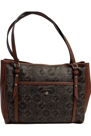 Gattinoni Taske, Dame, Brun, ONE SIZE, Daglig Dobbelt Håndtag PVC Taske