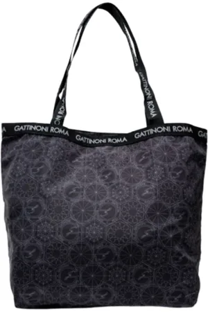 Gattinoni Taske, Dame, Sort, ONE SIZE, Nylon, Elegant Nylon Shopper Taske
