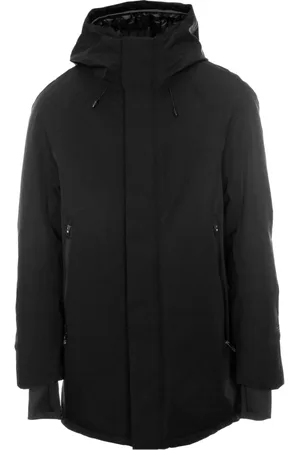 KRAKATAU Jakke, Herre, Sort, 2XL, Uld, Reflekterende Vinterparka med Justerbar Hætte