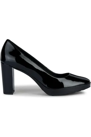 Geox Sko, Dame, Sort, 40 EU, Læder, Sorte Pleasure Pumps