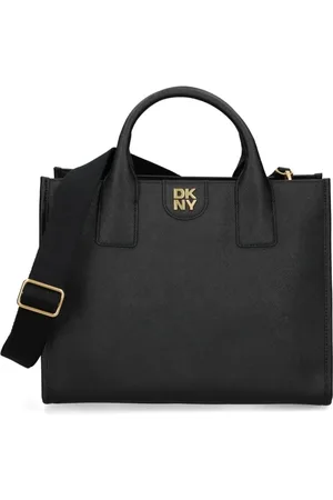 DKNY Taske, Dame, Sort, ONE SIZE, Læder, Sort Tote Taske til Kvinder