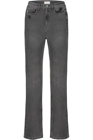 Fabienne Chapot Jeans, Dame, Grå, W25, Bomuld, Lola Straight Jeans