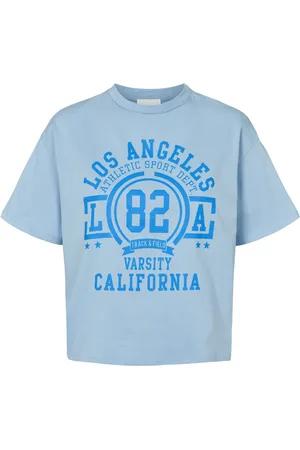 American Dreams Top, Dame, Blå, S, Bomuld, Vintage LA California Bomuld Tee