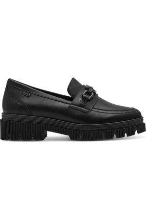 QS by s.Oliver Sko, Dame, Sort, 38 EU, Elegant Sorte Lukkede Loafers