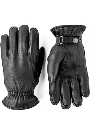 Hestra Tilbehør, unisex, Sort, 8 IN, Uld, Vinterhandsker - Læder, Uld, Polyester
