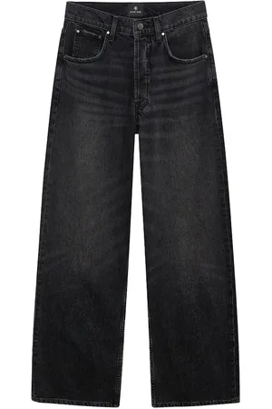 ANINE BING Jeans, Dame, Grå, W29, Bomuld, Manon Jeans - Mørke Stengrå