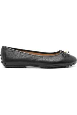 Ralph Lauren Sko, Dame, Sort, 39 1/2 EU, Jayna driver flats ballet