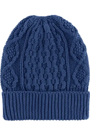 American Dreams Tilbehør, Dame, Blå, ONE SIZE, Bomuld, Navy Bomuld Beanie Hat