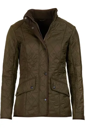 Barbour Jakke, Dame, Grøn, XL, Uld, Polarquilt Jakke