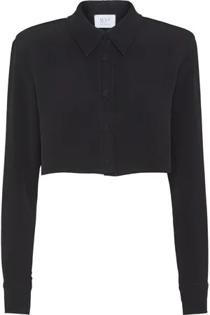 MVP Wardrobe Bluser & Skjorter, Dame, Sort, 3XS, Uld, Bayard Shirt