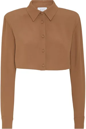 MVP Wardrobe Bluser & Skjorter, Dame, Brun, S, Uld, Bayard Shirt