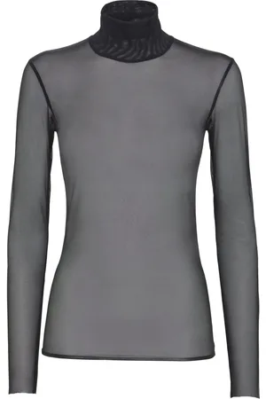 MVP Wardrobe Top, Dame, Sort, L, Nylon, Misty Turtleneck