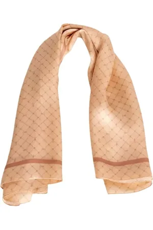 Trussardi Tilbehør, unisex, Lyserød, ONE SIZE, Vintage-Glamour Silketørklæde