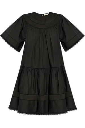 ULLA JOHNSON Kjole, Dame, Sort, 3XS, Bomuld, Kjole Oumi