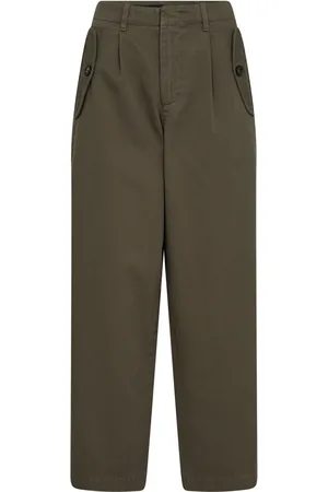 Mos Mosh Bukser, Dame, Grøn, W25, Uld, Havskildpadde Chino Bukser