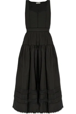 ULLA JOHNSON Kjole, Dame, Sort, 2XS, Bomuld, Kjole Isadora