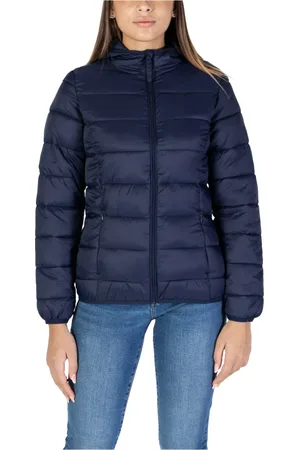 B YOUNG Jakke, Dame, Blå, S, Nylon, Nylon Damefrakker Kollektion Efterår/Vinter