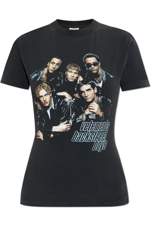 Vetements Top, Dame, Sort, S, Bomuld, T-shirt med tryk