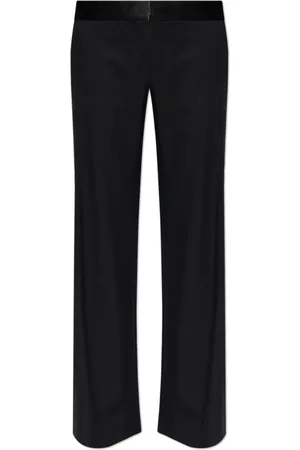 Victoria Beckham Bukser, Dame, Sort, 2XS, Uld, Bukser med uld finish