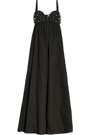 ULLA JOHNSON Kjole, Dame, Sort, 3XS, Bomuld, Kjole Harlan