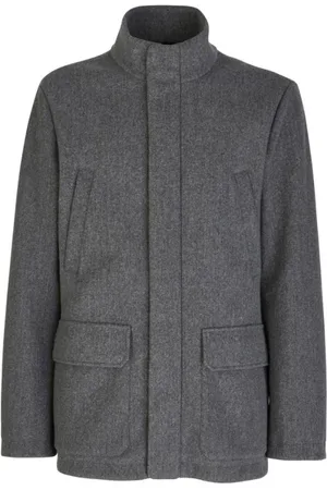 Geox Jakke, Herre, Grå, 3XL, Uld, Let jakke til mænd