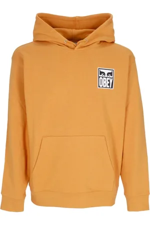 Obey Sweathshirts & Hoodies, Herre, , L, Bomuld, Øjne Ikon Letvægts Hættetrøje