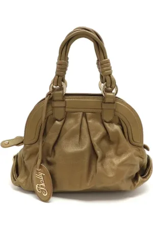 Bally Pre-owned, Dame, Grøn, ONE SIZE, Tyl, Pre-owned Stof hndtasker