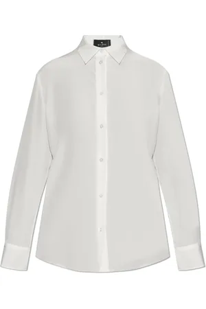 Etro Bluser & Skjorter, Dame, Hvid, XS, Uld, Silkeskjorte