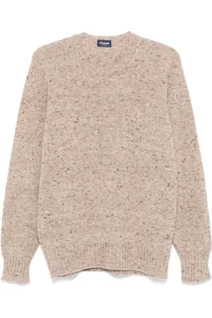 DRUMOHR Strik, Herre, , 2XL, Uld, Uld-Kashmir Sweater Rund Hals