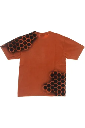 MAUNA KEA Top, Herre, Brun, L, Bomuld, Orange Herre T-shirt i sten-vasket