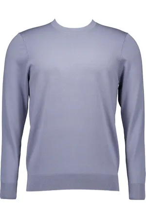 Profuomo Strik, Herre, Grå, 2XL, Grå Pullover Sweater