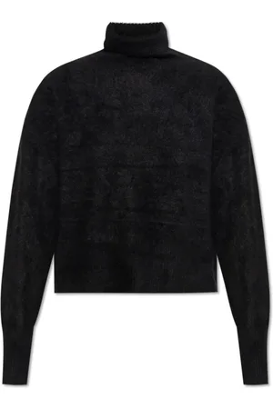 AllSaints Strik, Dame, Sort, XS, Kashmir turtleneck Rebel