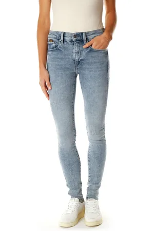G-Star Jeans, Dame, Blå, W28 L30, Mid Waist Skinny Fit Jeans