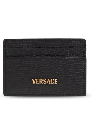 VERSACE Tilbehør, Herre, Sort, ONE SIZE, Læder, Læderkortholder