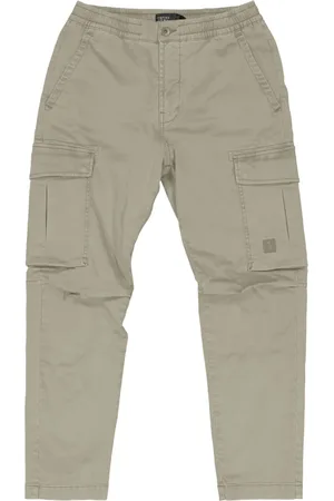 Butcher of Blue Bukser, Herre, , XL, Slim Sateen Cargo i Oliven