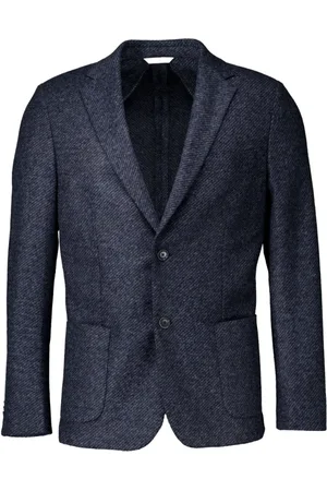 Gentiluomo Jakke, Herre, Blå, 3XL, Uld, Mørkeblå G1085-982 Stilfuld Jakke