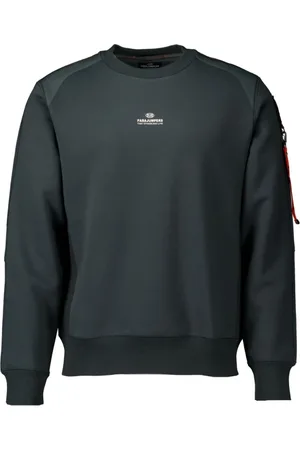 Parajumpers Sweathshirts & Hoodies, Herre, Grøn, L, Bomuld, Sabre Basic Grøn Sweater