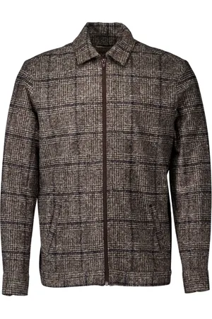john miller Skjorte, Herre, Brun, L, Brun Vest 5141777