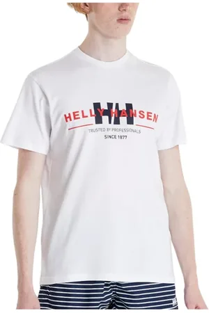 Helly Hansen Top, Herre, Hvid, S, Bomuld, Kerne Grafisk T-shirt