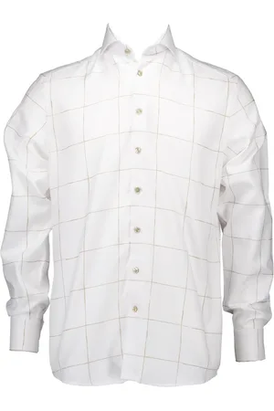 john miller Skjorte, Herre, Hvid, 3XL, Hvid Langærmet Skjorte