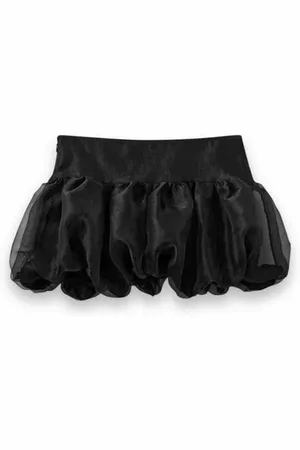 THE GARMENT Nederdel, Dame, Sort, 2XS, Bomuld, Beatrice Ballon Nederdel