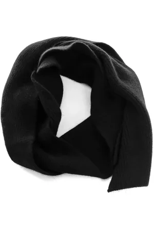 Le Bonnet Tilbehør, Herre, Sort, ONE SIZE, Uld, Blød Strik Tørklæde