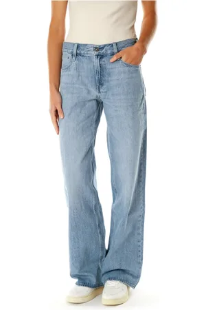 G-Star Jeans, Dame, Blå, 4XS L32, Løstsiddende jeans med mellemhøj talje