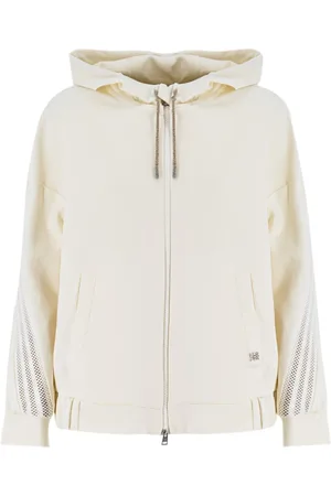 PANICALE Sweathshirts & Hoodies, Dame, , XS, Bomuld, Kontrast Hættetrøje i Bomuld