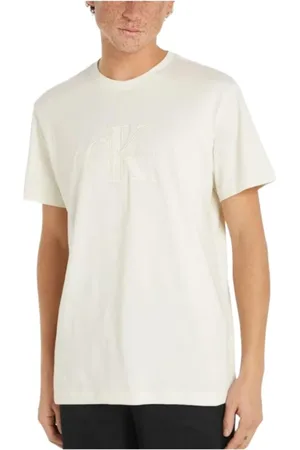 Calvin Klein Top, Herre, , XL, Bomuld, Minimalistisk Monologo T-shirt