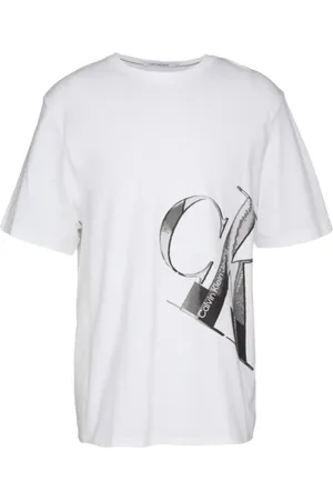 Calvin Klein Top, Herre, Hvid, XL, Bomuld, Hyper Real Logo T-shirt