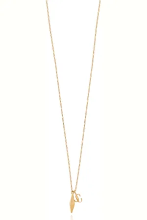 Jimmy Choo Tilbehør, Dame, Gul, ONE SIZE, Uld, Halskæde med charms