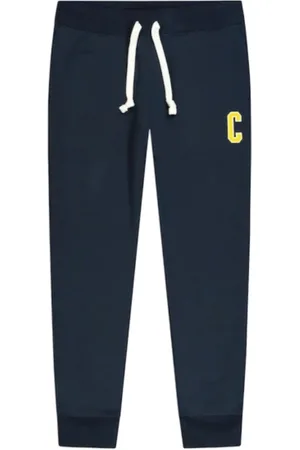 Champion Bukser, Herre, Sort, XS, Bomuld, Rib manchet sweatpants i marineblå